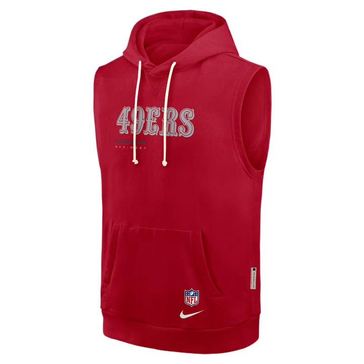 Nike Nike NFL Sweatshirts Men's Red Hooded Non Detachable Moderate