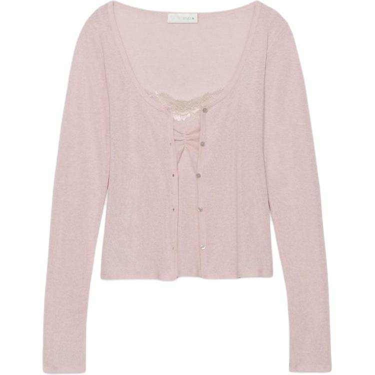 ZARA Knitwear Women's Zebra Print Pink Moderate