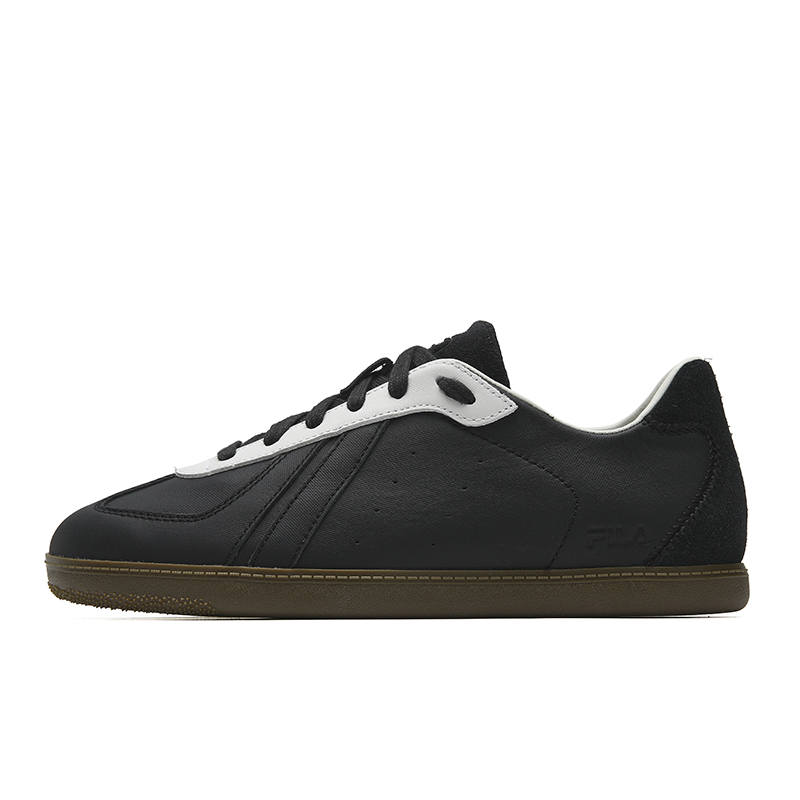 FILA Heritage Skateboard Shoes Women's Low Top Black/Standard White