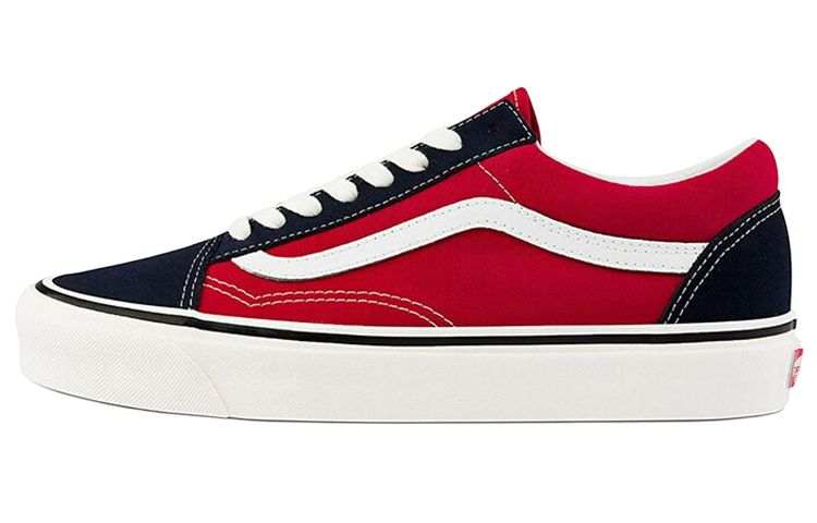 Vans Old Skool 36 Low top Skateboard Shoes Unisex Red Blue