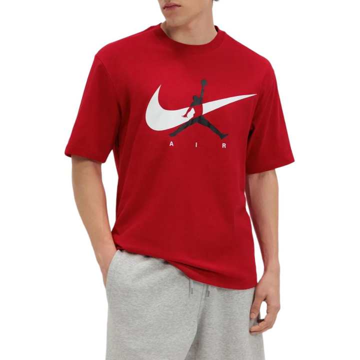 Jordan Jordan Break T Shirts Men's Gym Red Crew Neck