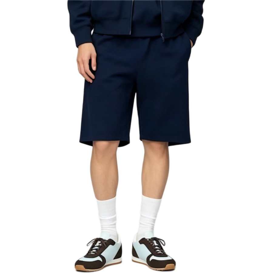 UNIQLO Casual Shorts Unisex Marine Blue