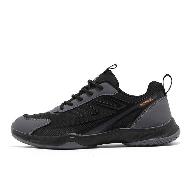 WARRIOR WARRIOR Walking Shoes Men's Low Top Black Gray Orange