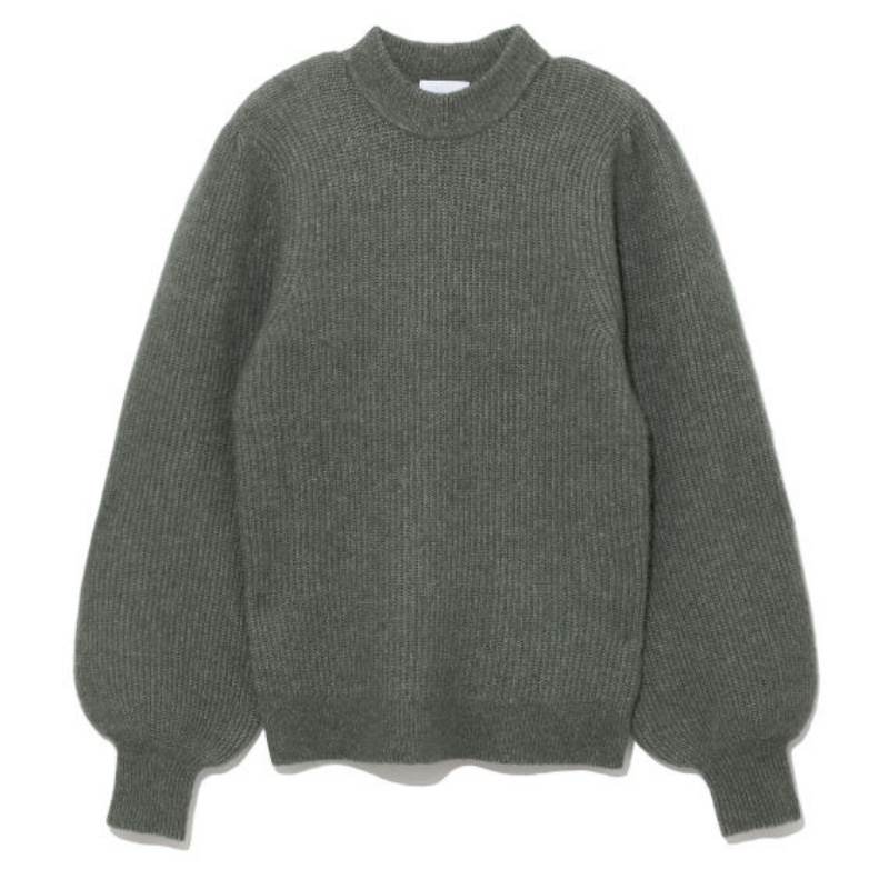 GANNI Knitwear Women's Jasper/GRX Half Turtleneck Moderate Straight Fit