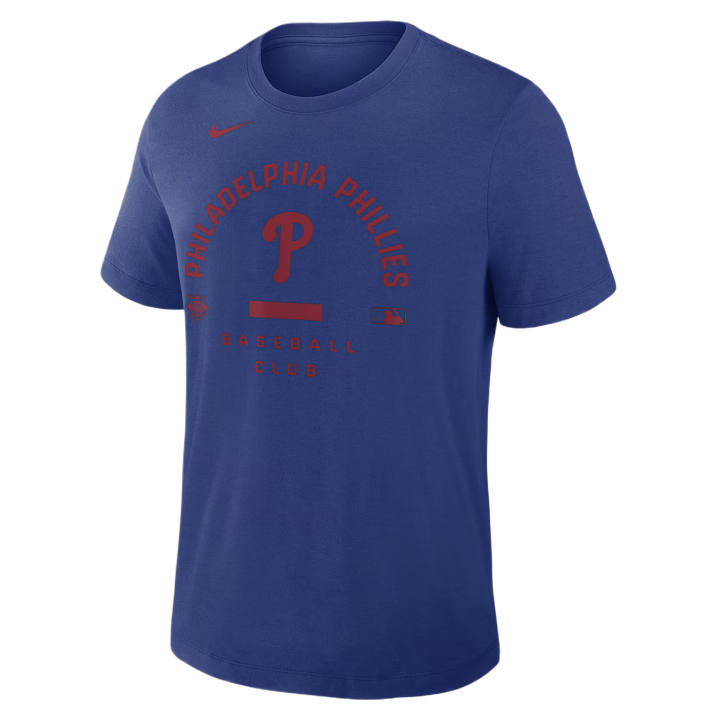 Nike Nike T Shirts Men's Sprint Blue Crew Neck Moderate