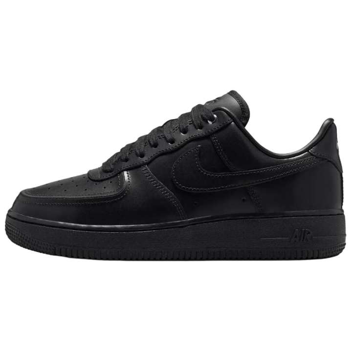 Nike Nike Air Force 1 Skateboard Shoes Women's Black Silver