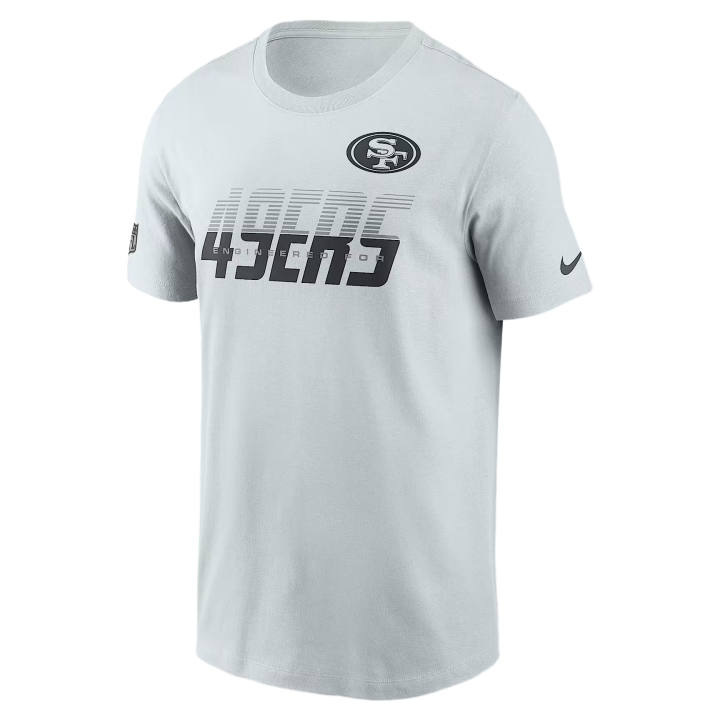 Nike Nike NFL T Shirts Men's Pure Platinum Crew Neck Moderate