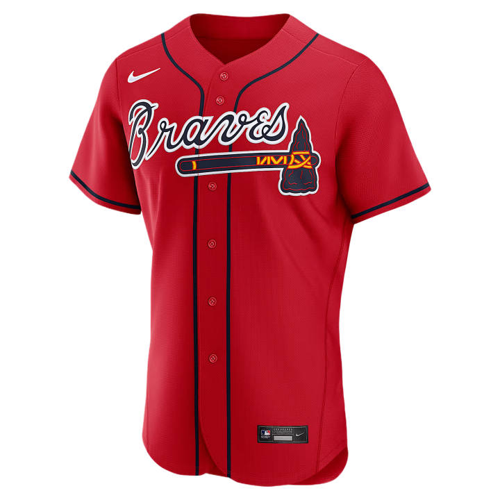 Nike Nike Baseball Jerseys Men's Red V Neck Moderate
