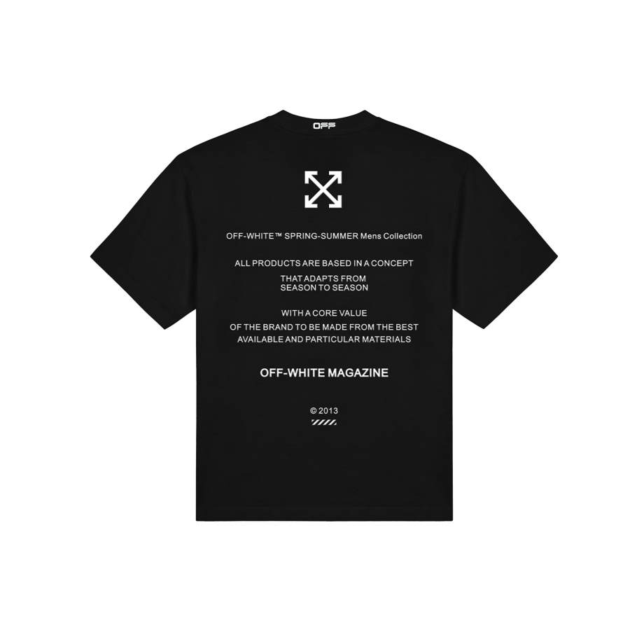 OFF-WHITE OFF WHITE T Shirts Unisex Crew Neck Moderate Heavyweight