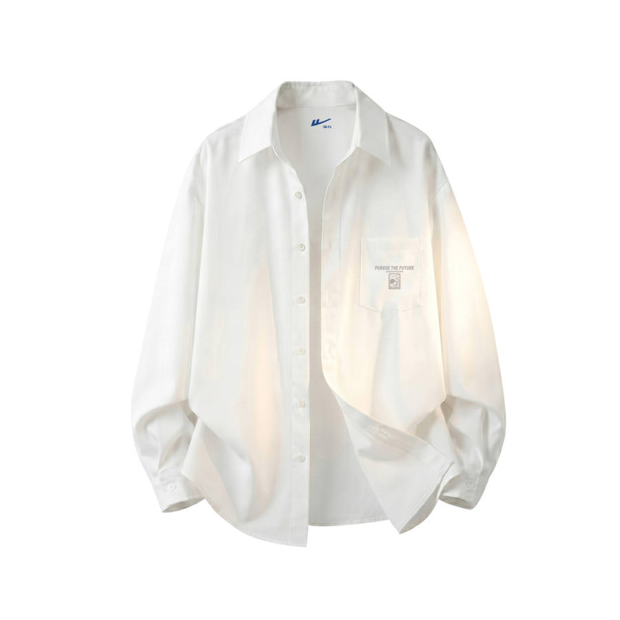 WARRIOR WARRIOR Shirts Unisex Lapel Moderate Straight Fit