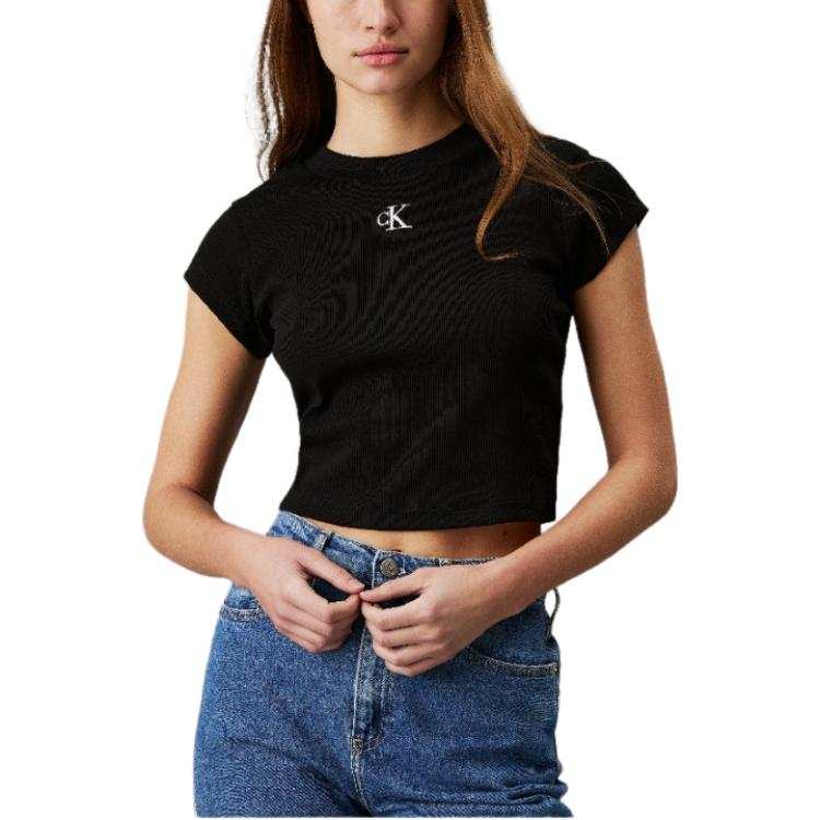 CALVIN KLEIN Set in Sleeve T Shirt Women's