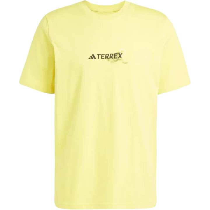 Adidas Adidas Terrex T Shirts Men's Yellow Crew Neck