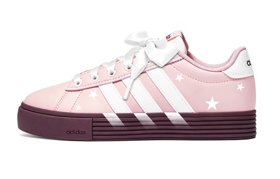 Adidas Adidas Daily 4.0 Skateboard Shoes Women's Low Top Pink/White