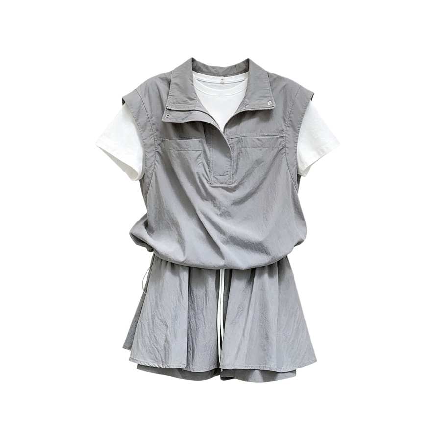 Sugarfunk Casual Suits Women's Stand Collar Thin