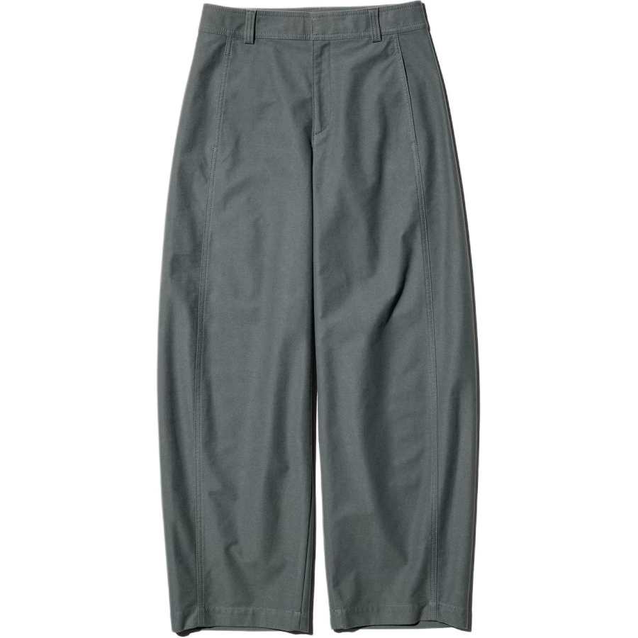 UNIQLO Casual Pants Unisex Dark Green Moderate Tapered Pants