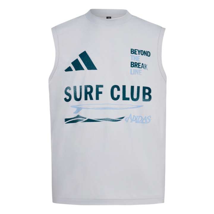 Adidas Adidas Quick Dry Tank Tops Men's Light Gray Crew Neck Moderate