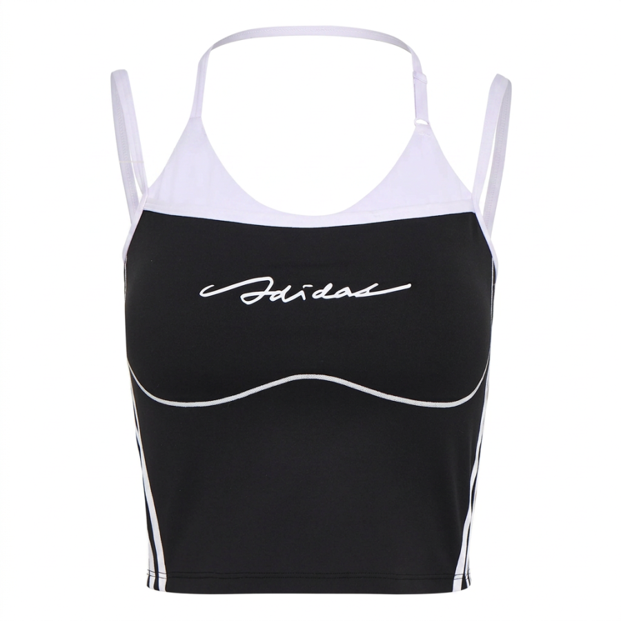 Adidas Adidas Dance Sleeveless Sports Shirts Women's Black Crew Neck