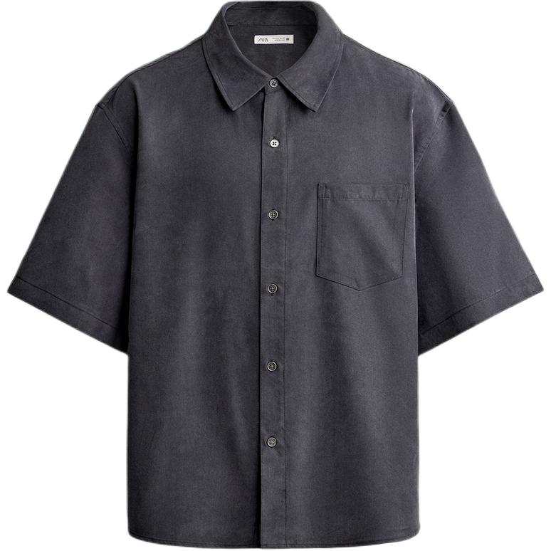 ZARA Shirts Men's Sea Blue Moderate