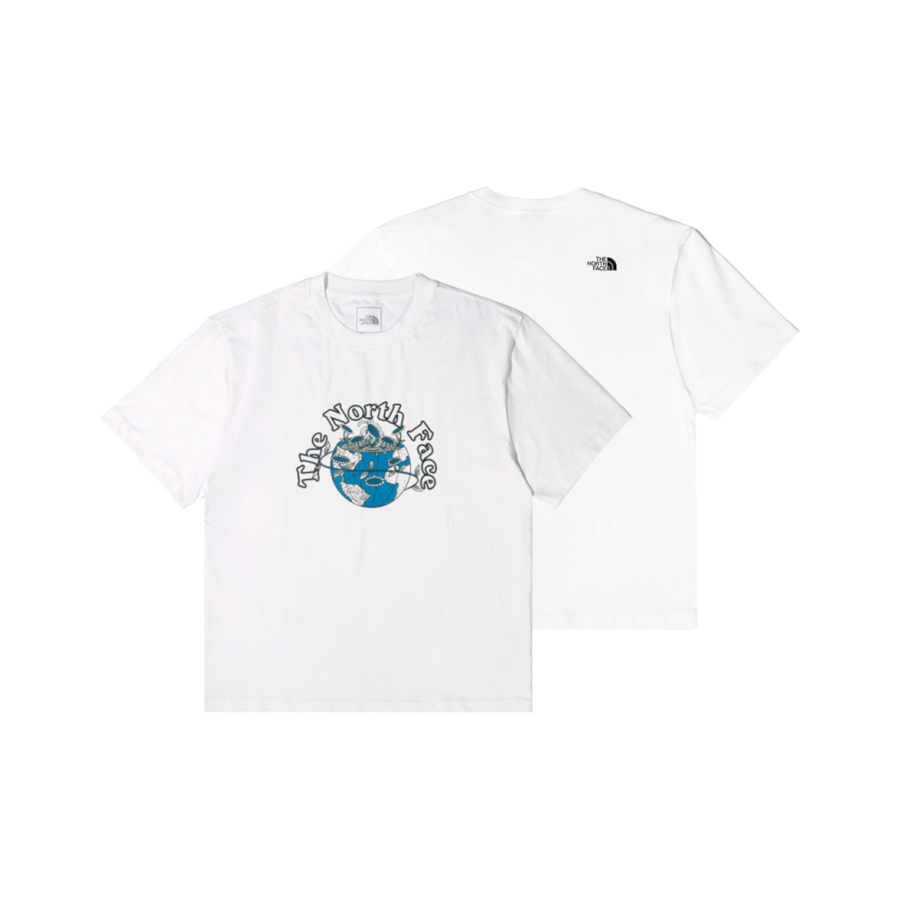 THE NORTH FACE SS26 T Shirt Unisex Snow Peak White