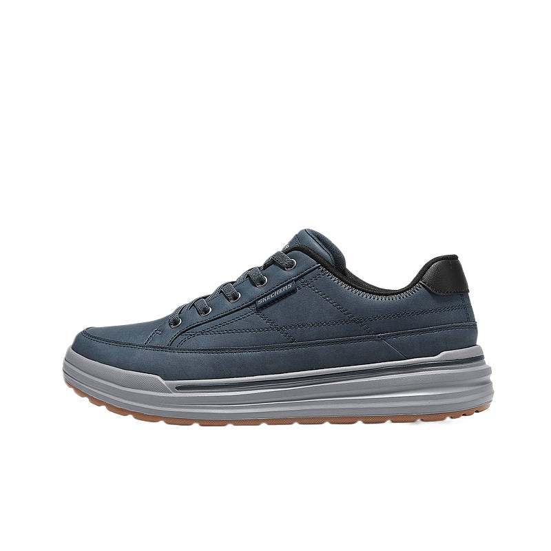 Skechers MENS USA STREET WEAR Skateboard Shoes Men's Low Top Navy