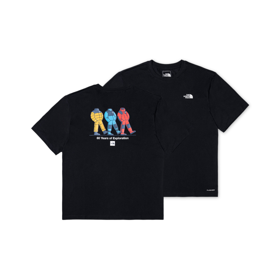 THE NORTH FACE T Shirts Unisex Cosmic Black Crew Neck Moderate