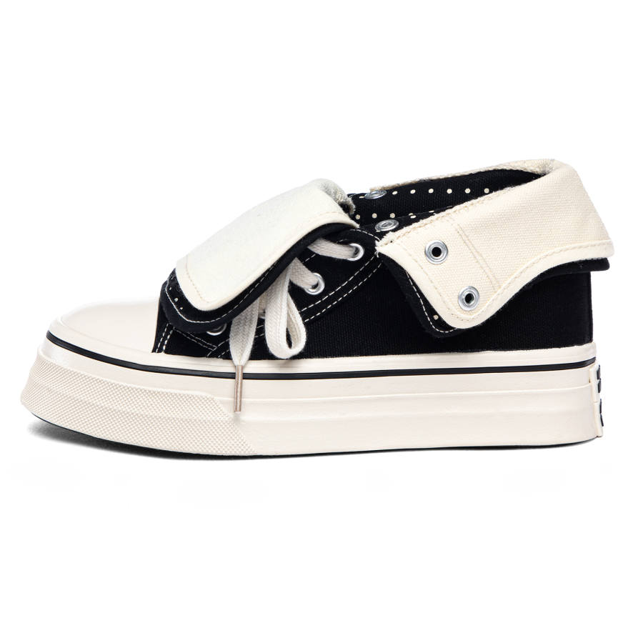 WARRIOR WARRIOR Canvas Shoes Women's High Top Black