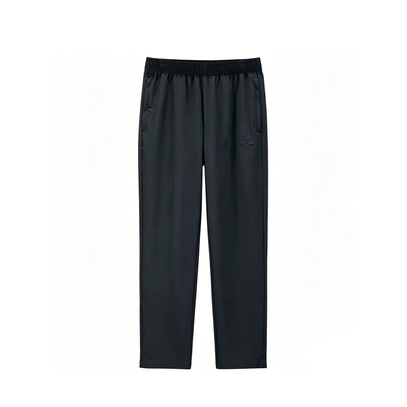 Li-Ning Li Ning Casual Pants Men's Night Blue Pants Moderate Straight Fit Pants