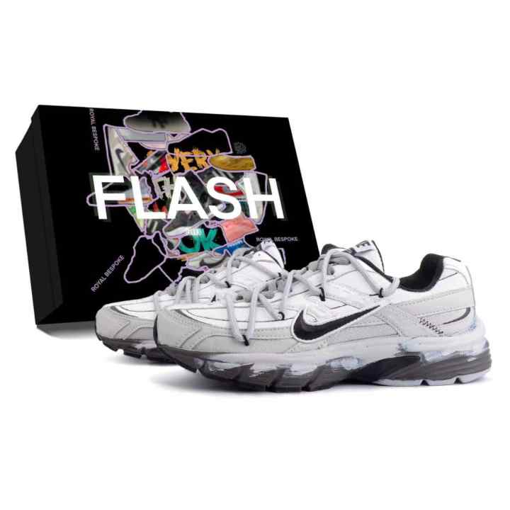 Nike Nike Initiator Running Shoes Unisex Low Top Black White Gray