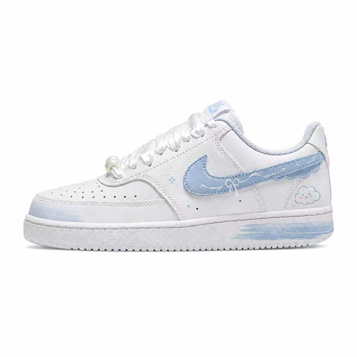 Nike Nike Court Vision Low Skateboard Shoes Unisex Low Top Blue