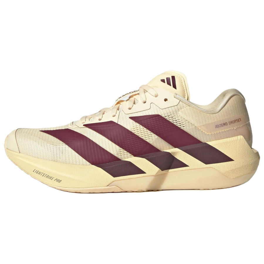 Adidas Adidas ADIZERO DROPSET PRO Running Shoes Women's Warm Vanilla/Dark Reddish Purple