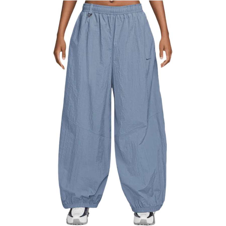 Nike Nike Sports Pants Women's Blue Moderate Straight Fit Pants