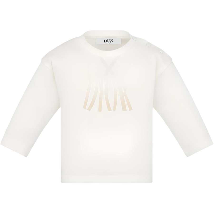 DIOR T Shirt Beige Infant And Toddler