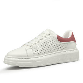 SENJIALUO Top Grain Cow Leather Support Abrasion Resistant Lightweight Breathable Slip Resistant Low top