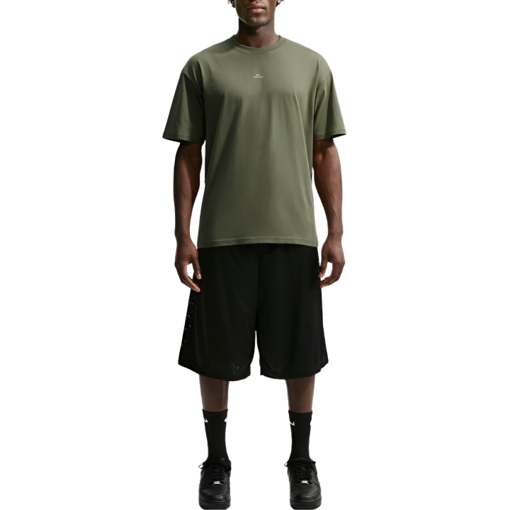 Nike Nike T Shirts Men's Medium Olive Green Crew Neck Straight Fit