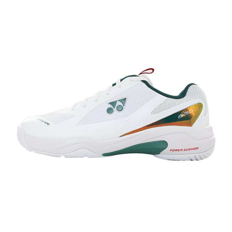 YONEX Badminton Shoes Unisex Low Top White Green Yellow Color Block