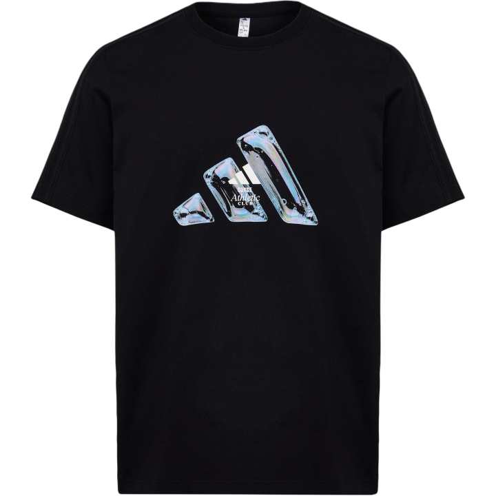 Adidas Adidas T Shirts Unisex Black Crew Neck Moderate