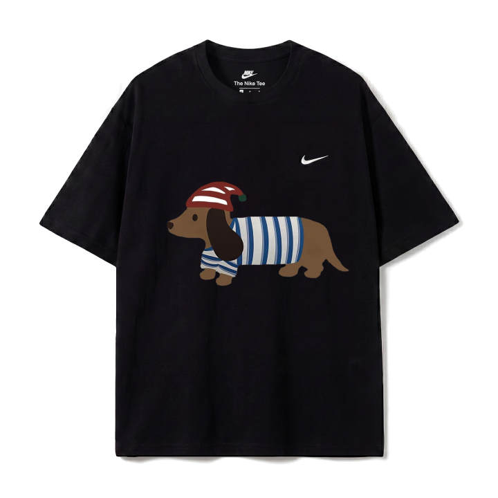 Nike Nike Sportswear T Shirts Unisex Jetburst Black Crew Neck Thin Straight Fit