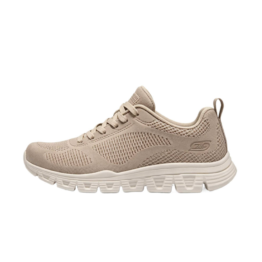 Skechers BOBS Sport Training Shoes Women's Low Top Taupe