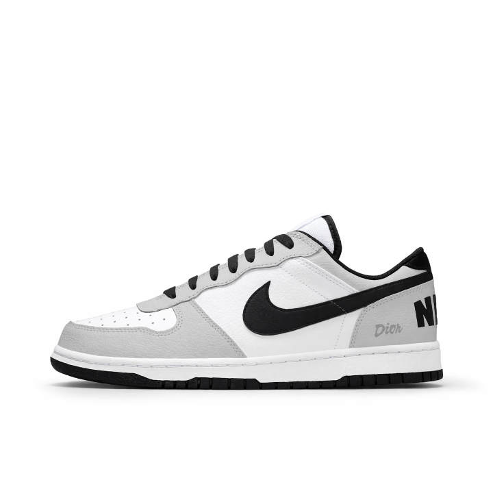 Nike Nike Big Skateboard Shoes Unisex Low Top Smoke Gray