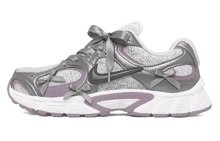 Nike Nike V5 RNR Running Shoes Unisex Low Top Silver/Gray Purple/White