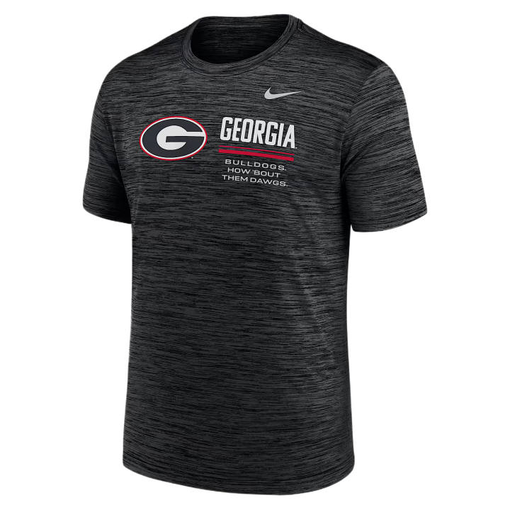 Nike Nike Dri Fit College T Shirts Men's Black Crew Neck Moderate