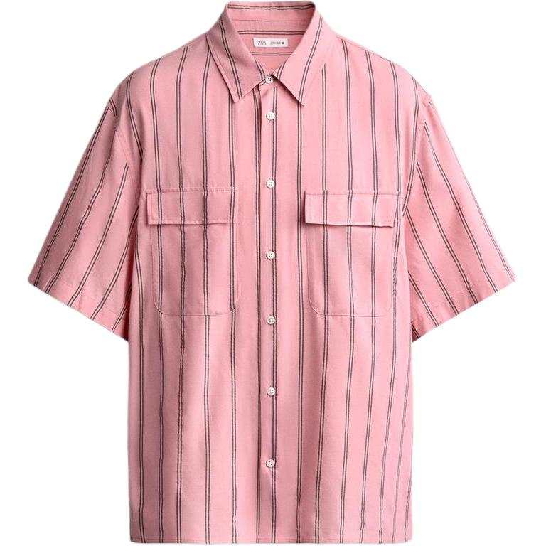 ZARA Shirts Men's Pink Moderate