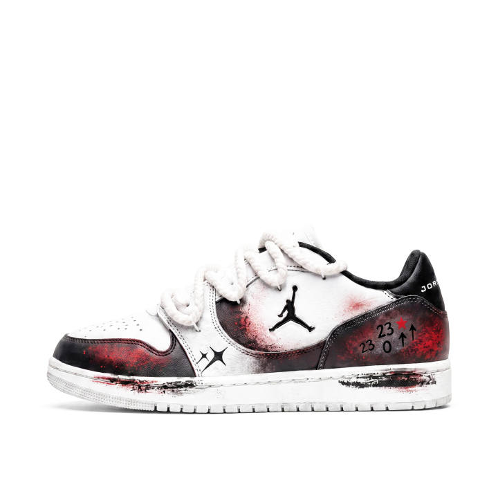 Jordan Jordan COURT CONNECT Skateboard Shoes Men's Low Top Black/Red