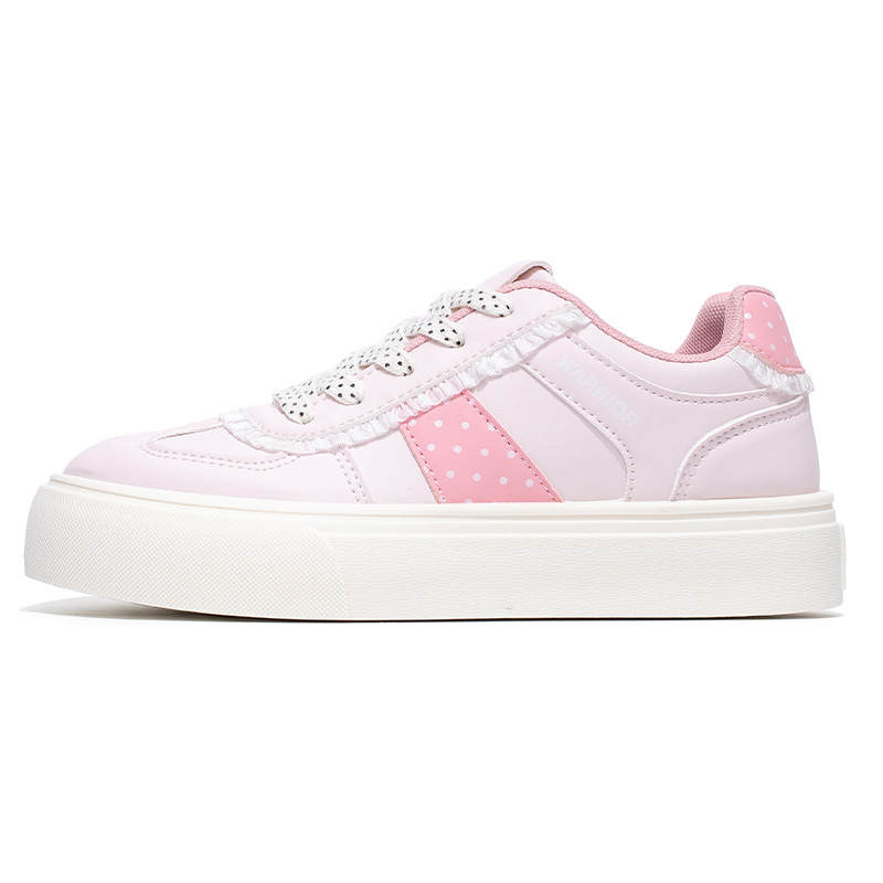 WARRIOR Casual Shoes Women's Low Top Pink/Beige Dark Blue/Light Yellow Blue