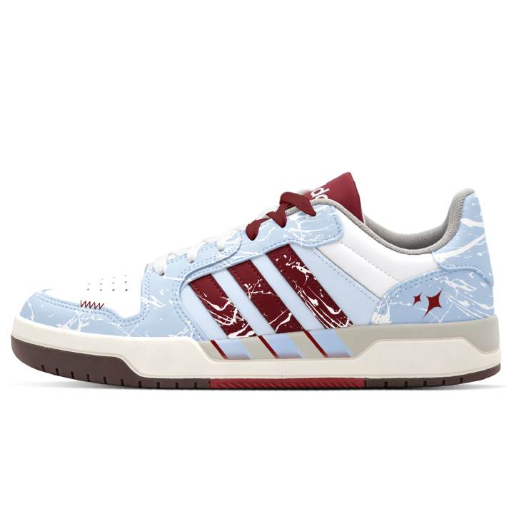 Adidas Adidas ENTRAP Skateboard Shoes Unisex Low Top Blue/Red