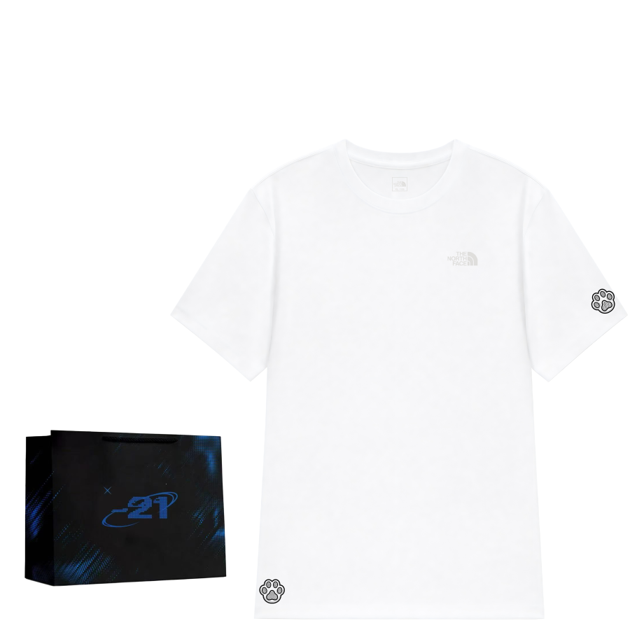 THE NORTH FACE T Shirts Unisex White Crew Neck Thin Straight Fit