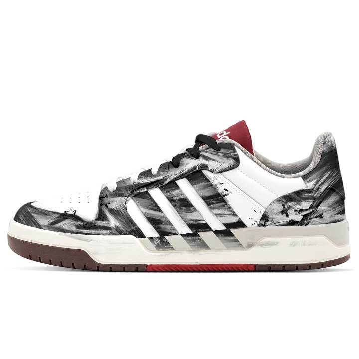 Adidas Adidas ENTRAP Skateboard Shoes Unisex Low Top Black/White