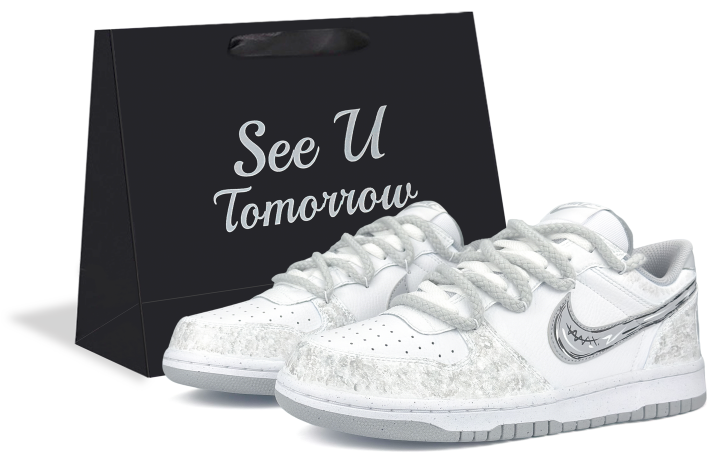 Nike Nike Big Skateboard Shoes Men's Low Top White