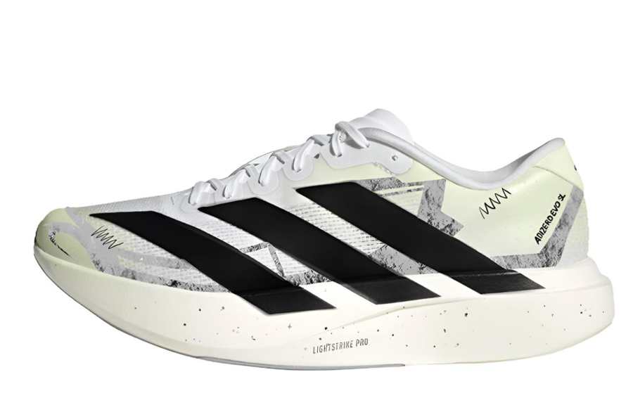 Adidas Adidas Adizero Evo SL Running Shoes Men's Low Top White/Green/Black