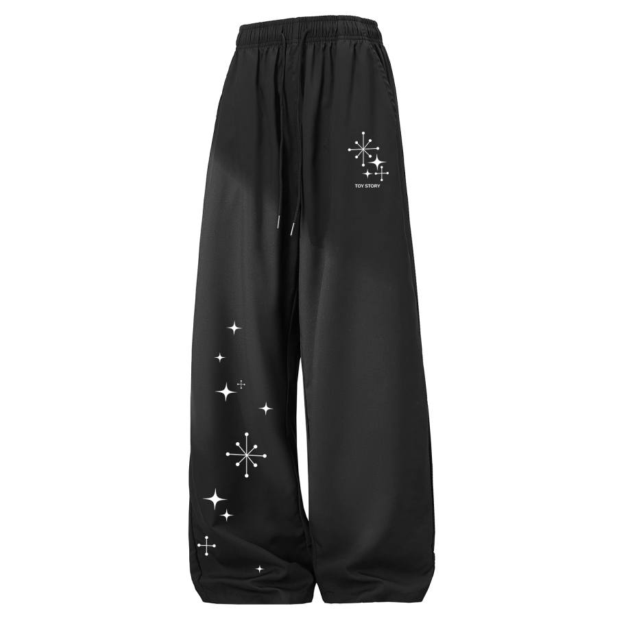 Disney Casual Pants Unisex Thin Straight Fit Pants